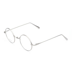Lunettes de luxe à monture métallique pour femmes, vente en gros, de bonne qualité, rondes - Product Image 2