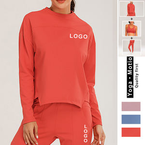 Conjunto Deportivo para Mujer en Oferta, 3 Piezas, Sudadera con Capucha, Sujetador Deportivo y Leggings de Nailon, Patrón Liso, Pedido Mínimo 2 Piezas - Product Image 2