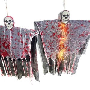 Decoraciones colgantes de Halloween para exteriores: esqueletos, fantasmas y accesorios de <span class=keywords><strong>terror</strong></span> para casas embrujadas y escenas al aire libre. - Product Image 5