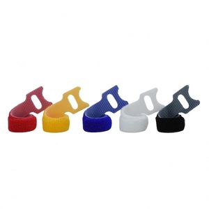Câble de données en nylon auto-adhésif personnalisable avec logo imprimé recto-verso, fixation Velcro en T et attache-câble en gros - Product Image 1
