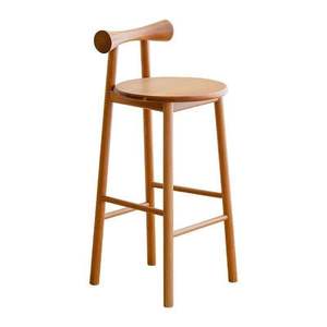 Nouvelle Chaise de Restaurant Nola de Luxe Moderne, Style Nordique, en <span class=keywords><strong>Bois</strong></span> Massif, pour Hôtel, Café, Bar, <span class=keywords><strong>Tabouret</strong></span> <span class=keywords><strong>Haut</strong></span> - Product Image 6