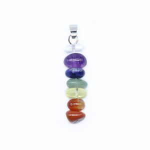 Pendentifs en perles et pierres pour chakra, pièces, <span class=keywords><strong>pendentif</strong></span> irrégulier à personnaliser, vente directe d'usine - Product Image 5