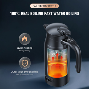 Hızlı Isıtma 800ml 12-24V Taşınabilir Araç Su Isıtıcısı, Ayarlanabilir Seyahat Su Isıtıcısı - Product Image 2