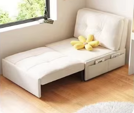 Hiện đại hợp thời trang ghế đơn vải <span class=keywords><strong>sofa</strong></span> giường hình vuông cho phòng khách nhỏ - Product Image 3