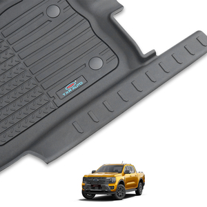 อุปกรณ์เสริม Txr 4x4แผ่น5D ปูพื้นสีดำพรมสำหรับรถ <span class=keywords><strong>Ford</strong></span> <span class=keywords><strong>Ranger</strong></span> T9 <span class=keywords><strong>2022</strong></span>อุปกรณ์เสริมรถยนต์ - Product Image 4