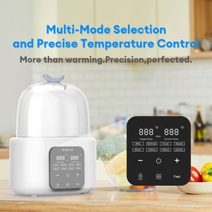 Calentador y Esterilizador de Biberones al por Mayor, Libre de BPA, Control Táctil Eléctrico, 200W, Certificado CE, Calentamiento Rápido, Gran Capacidad, Digital - Product Image 3