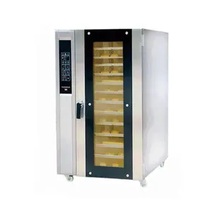 Horno eléctrico industrial de acero inoxidable, equipo de panadería de pan, horno para hornear