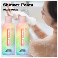 300ml mousse de douche antibactérienne mousse de douche douce pour la peau mousse de douche nettoyante Oem Odm fabriquée en Chine