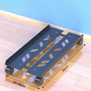 Dưới Bàn máy tính di động tháp đứng có thể điều chỉnh chiều rộng CPU chủ với 4 cán Caster bánh xe - Product Image 1