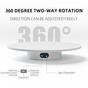 40Cm 360 Độ Xoay Bàn Xoay-Bkl Hiển Thị Đứng Điện Bàn Xoay Cho Đồ Trang Sức Nhiếp Ảnh Đồng Hồ Và Quay Video Đạo Cụ - Product Image 2