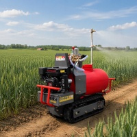 Pulvérisateur télécommandé de type chenillé 100L, machine de pulvérisation agricole, vente directe usine pour vergers, champs et fermes