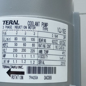 Bomba Centrífuga Terraltaku NQJ-250G 200 220V 50 60Hz Eléctrica de Accionamiento Directo con Cuerpo de Plástico de Ingeniería - Product Image 4