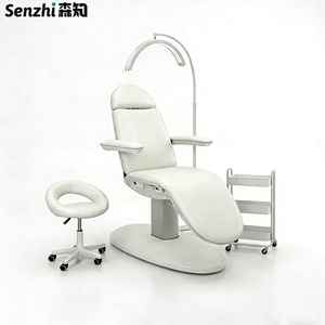 Fauteuil de soin électrique réglable noir à 3 moteurs pour dentisterie, tatouage, esthétique, massage et soins du visage, idéal pour salon de beauté - Product Image 3
