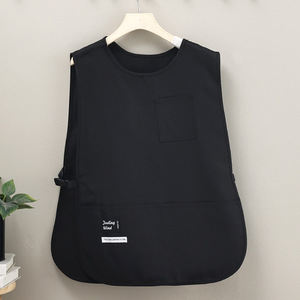 Không thấm nước unisex BIB vest Tạp dề tái sử dụng không tay làm việc đồng phục với chiều dài mở rộng cho nhà bếp cà phê cửa hàng vv. - Product Image 5