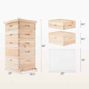 ชุดเริ่มต้นเลี้ยงผึ้งแบบลังสโตรธ 5 ชั้น พร้อมโครงและแผ่นรังผึ้ง - Product Image 6