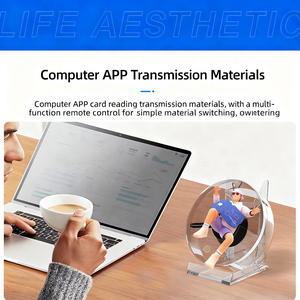 Ventilador Holográfico RAYBO3D para Interiores, Ideal para Bibliotecas y Bares, Ventilador Publicitario Holográfico LED de Alto Brillo - Product Image 6