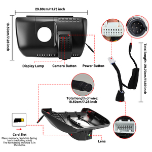 Podofo <span class=keywords><strong>para</strong></span> Toyota Tacoma y Hybrid 2024-2026 (Modelo B) Cámara <span class=keywords><strong>para</strong></span> Coche con WiFi, Grabación en Bucle, Sensor G, Visión Nocturna, Control por App, Venta al por Mayor - Product Image 6