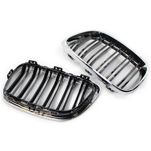 Bmw F22 F23 Front Bumper Grille Glossy Black Double Line <b>ABS</b> Plastic 51137295524 - Product Image 3