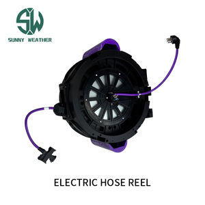 Carrete de manguera de tambor combinado 5 en 1 para taller de reparación automotriz, <span class=keywords><strong>limpieza</strong></span> eléctrica de alta presión con cable de acero, lavado de coches comercial - Product Image 2