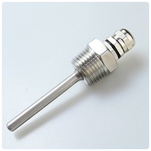 Sonda de temperatura para bomba de calor solar de fuente de aire, tubo ciego de 4, 3 y 6 puntos, de acero inoxidable 304, impermeable y roscado para agua. - Product Image 1