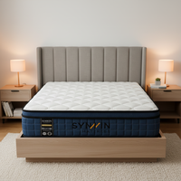Matelas à ressorts ensachés économique en boîte, sommeil de luxe, matelas épais à ressorts King Size
