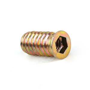 Insert fileté métrique Yhx, interne et externe, grade 8.8, poli, pour assemblage de meubles - Product Image 2