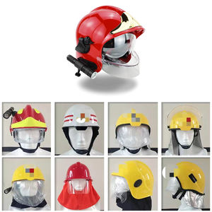 PAB 소방관 헬멧 EN443 풀쉐이프 디자인, 이중 눈 및 목 보호 기능 탑재, 전문 소방용 - Product Image 6