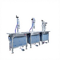 Machine de remplissage d'aérosols semi-automatique haute précision facile à utiliser pour l'huile et le gaz, idéale pour les petites entreprises, prix d'usine