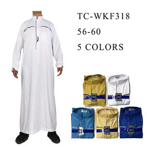 CCY <span class=keywords><strong>Vente</strong></span> <span class=keywords><strong>en</strong></span> <span class=keywords><strong>gros</strong></span> <span class=keywords><strong>Tissu</strong></span> brillant style marocain personnalisé Thobe islamique qatari Articles Jubba à manches longues <span class=keywords><strong>en</strong></span> <span class=keywords><strong>vente</strong></span> <span class=keywords><strong>en</strong></span> vrac Vêtements africains - Product Image 2