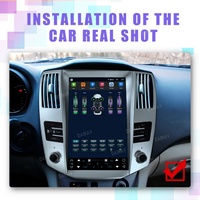 Autoradio 12,1 pouces pour Lexus RX RX300 RX330 RX350 RX400H 2004-2008 Android 13 Auto Carplay Lecteur multimédia GPS Navigation