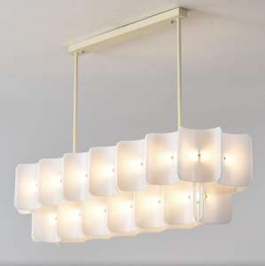 Trending French Cream atmosphere Dormitorio restaurante modelo habitación sala de exposiciones Homestay diseñador lámparas - Product Image 1