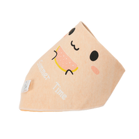 Bib Bayi Sekali Pakai Katun Bermotif Kartun Hewan, Bib Makan Tenun Persegi Panjang Warna Pink Biru Putih Beige untuk Kamar Bayi