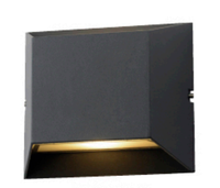 Lámpara de Pared LED Solar para Exteriores, de Aluminio, Impermeable, Moderna, para Jardín, Villa, Porche, Pasillo, Iluminación Exterior