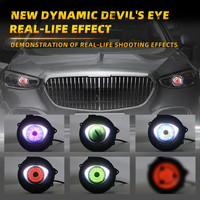 Système de phares de voiture Kaidengzhe 12V-36V Dynamics 7 modes avec télécommande, yeux de démon, yeux de diable, autres accessoires d'éclairage automobile