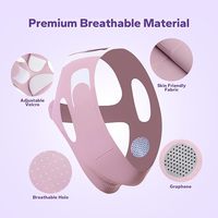Vente en gros usine : Sangle de lifting du menton en néoprène réglable, respirante et réutilisable, pour un effet V-Line, avec sangle de compression, pour femme