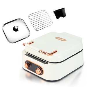 RAF Meilleure Vente : Appareil de Cuisson <span class=keywords><strong>Électrique</strong></span> Multifonction 3 en 1, Grill à Steak et Double Poêle à Frire - Product Image 3