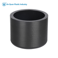 Raccords de fusion bout à bout PE100 robustes pour tuyaux de drainage d'eaux usées de grand diamètre, coude réducteur en plastique