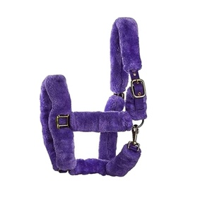 Resistente e confortevole <span class=keywords><strong>per</strong></span> la cura del cavallo fornisce attrezzature essenziali <span class=keywords><strong>per</strong></span> l'allenamento equino-collare a testa in lana cavallo capestro briglia - Product Image 6