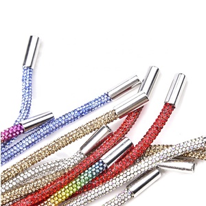 138Cm Dài 6Mm Vòng Pha Lê Dây Rhinestone Dây Rút Bling Hoodie Chuỗi Để Trang Trí - Product Image 5