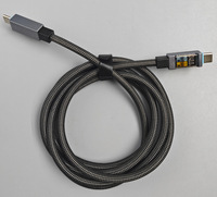 Câble tressé en nylon avec affichage numérique à charge rapide, transfert de données 480 Mbps, 1 mètre pour iPhone 15-17/Ordinateur portable/Ordinateur IOS
