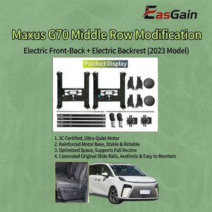 Kit de rails de glissière électriques pour siège de rangée intermédiaire <span class=keywords><strong>Recaro</strong></span> Sportster CS, vente directe usine, pour Maxus G70, avec réglage du dossier, pièces de rechange - Product Image 2