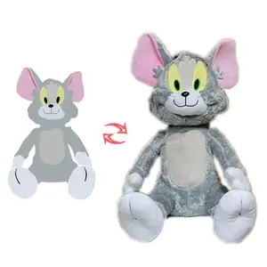 Factory direct stock Tom and Jerry plush toys promotional products plush stuffed animals cute gifts for kids girlfriend