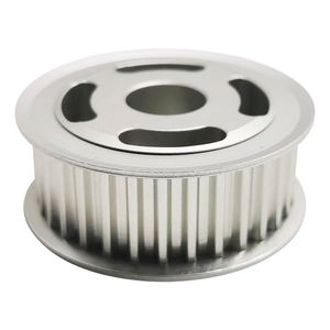 可定制数控加工HTD正时皮带轮标准铝合金尼龙钢塑料机械尺寸3M 5M 8M 14m来样定做 - Product Image 4