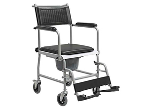 Fauteuil roulant de rééducation multifonctionnel avec pédale pliable et seau amovible - Product Image 2