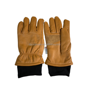 Guantes de cuero de grano superior para <span class=keywords><strong>mujer</strong></span> de invierno 2025 duraderos para guantes de seguridad antideslizantes Thinsulate - Product Image 1