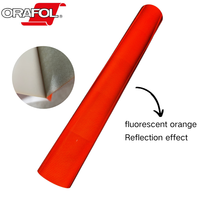 ORAFOL ORALITE VC412 Lámina Reflectante Fluorescente Naranja para Exteriores de Larga Duración para Vehículos de Respuesta a Incidentes de Tráfico