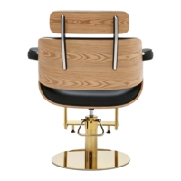Fauteuil de Barbier Professionnel en Gros pour Usine, Rotation à 360 Degrés, Design Mid-Century, Base à Pompe Hydraulique, Idéal Hôtel et Salon