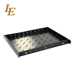 Estante de Rack de 1U y 19 Pulgadas para Montaje en Rack, Profundidad Ajustable, Resistente, Estante Deslizante de Acero con Bandeja para Equipos Ajustable - Product Image 3