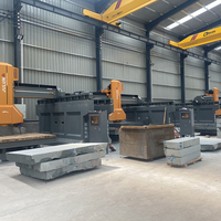 Machine de découpe de blocs moyens robuste pour pierres tombales, bordures, granit, marbre – Haute précision, stabilité, bonnes performances