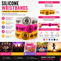 Bracelets en silicone personnalisés avec logo, bracelets en caoutchouc promotionnels en gros